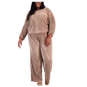 JOLIE Junior's Plus Size 3X Ruched-Sleeve Top & Pants / Size 3X / NEW with tags